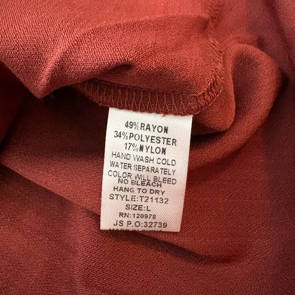 Ruffled Brown Sleeveless Top - Picture 3 of 8